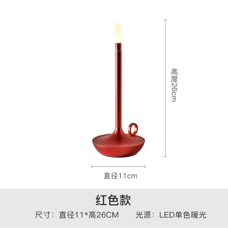 Glow Modern Minimalist LED Vintage Candle Table Lamp