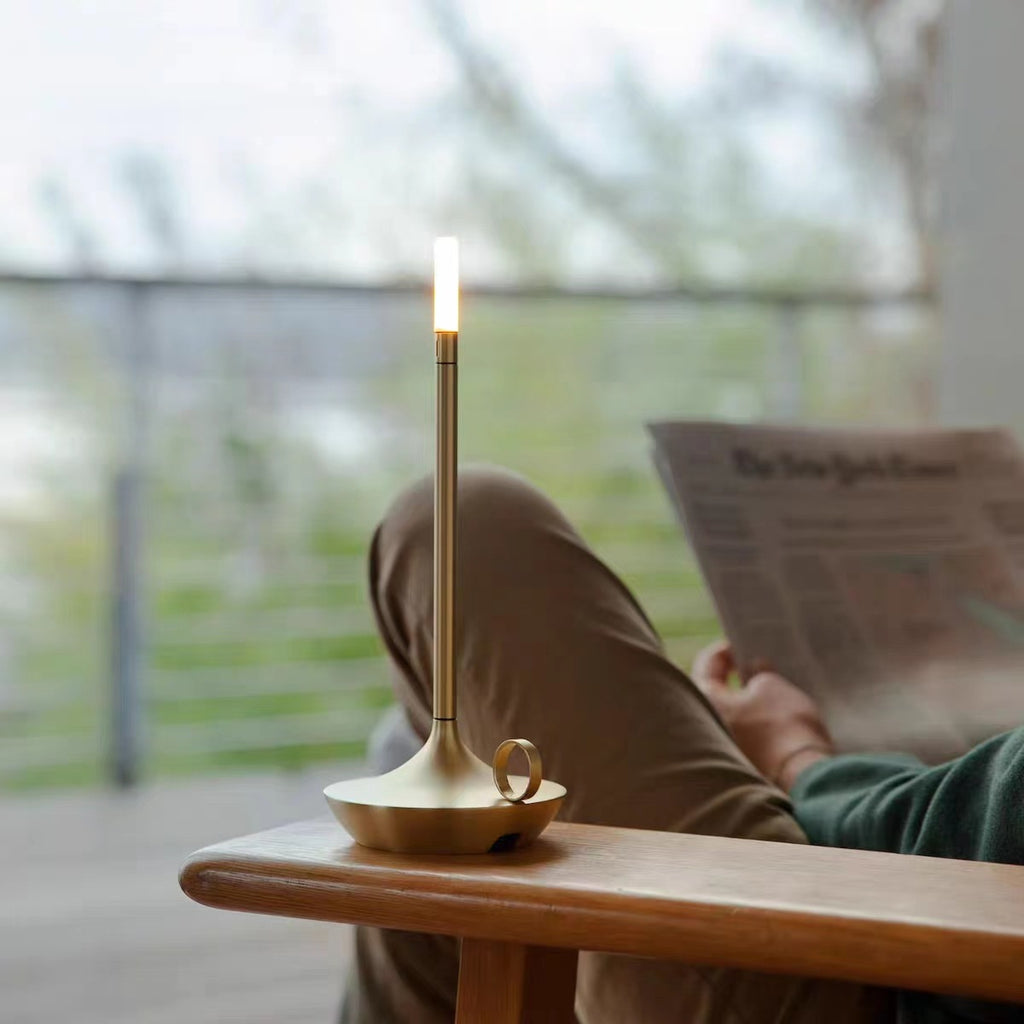 Glow Modern Minimalist LED Vintage Candle Table Lamp