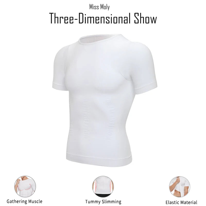 Glow Men Slimming Body Shaper Belly Control Shapewear Man Shapers Modeling Underwear Waist Trainer Corrective Posture Vest Corset