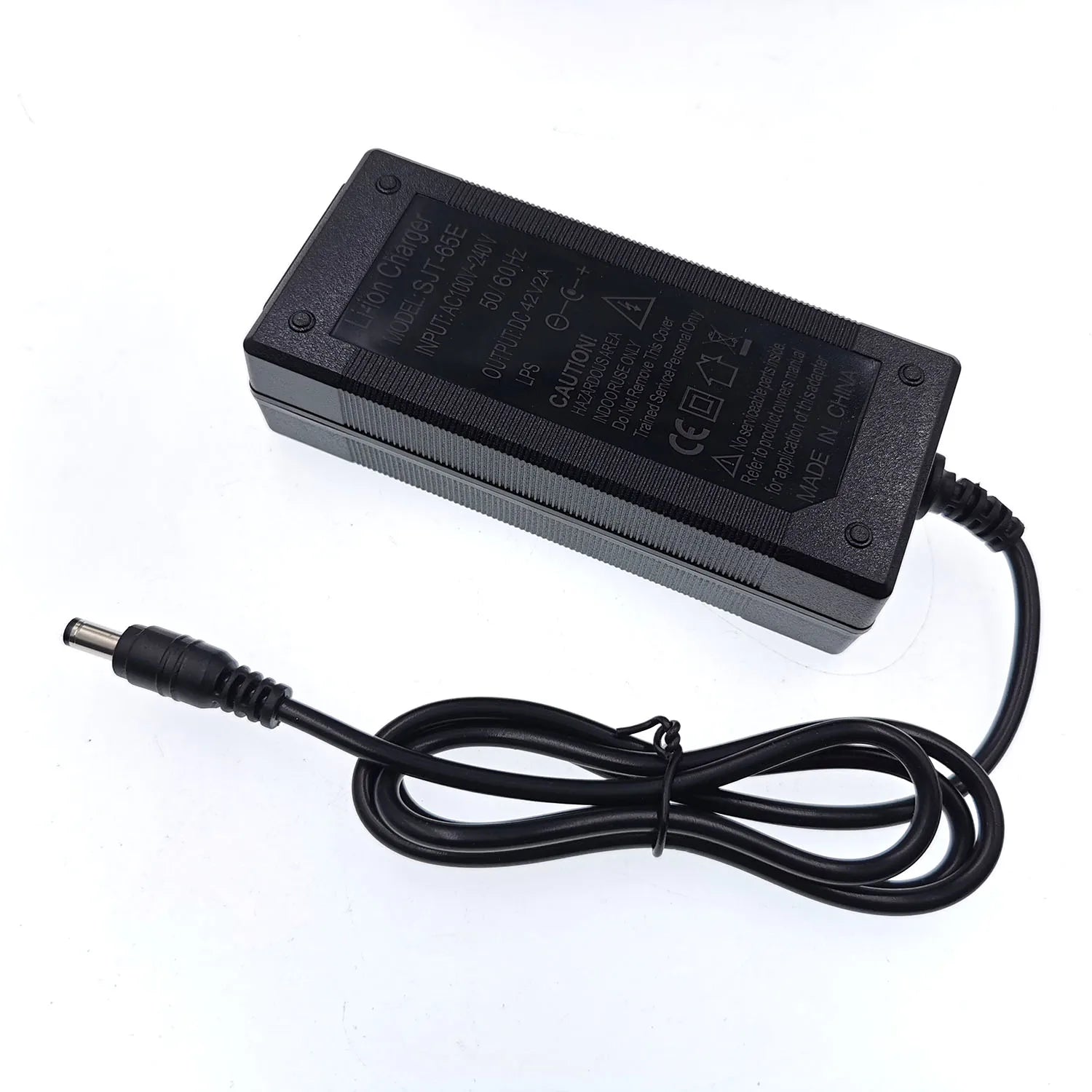 Glow 36V 2A battery charger Output 42V 2A Charger Input 100-240 VAC Lithium Li-ion Li-poly Charger For 10Series 36V Battery