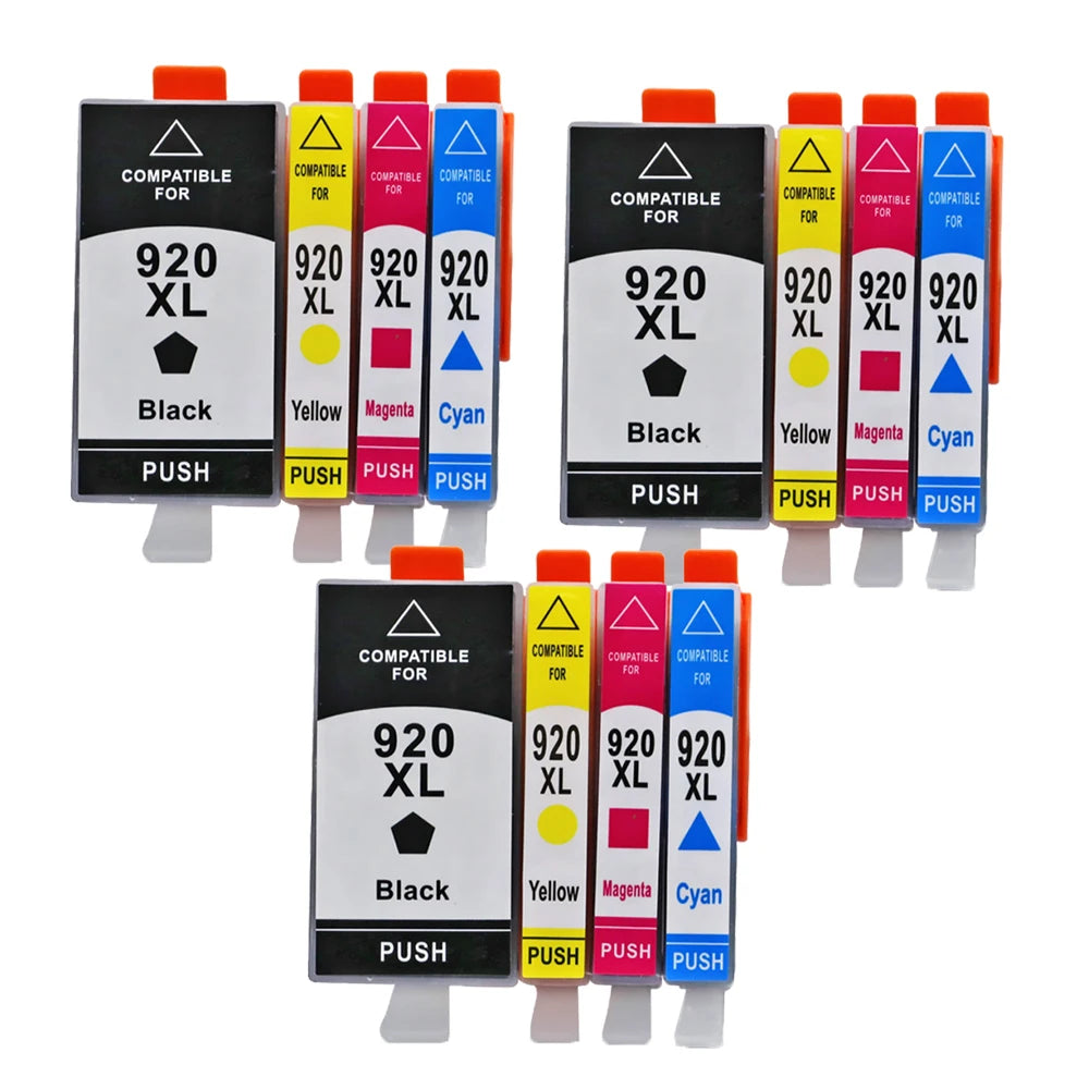 Glow 920XL Compatible ink cartridge for HP 920XL For hp 920 Cartridge For HP Officejet 6000 6500 6500A 7000 7500 7500A printer