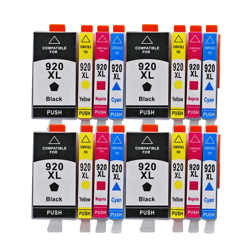 Glow 920XL Compatible ink cartridge for HP 920XL For hp 920 Cartridge For HP Officejet 6000 6500 6500A 7000 7500 7500A printer