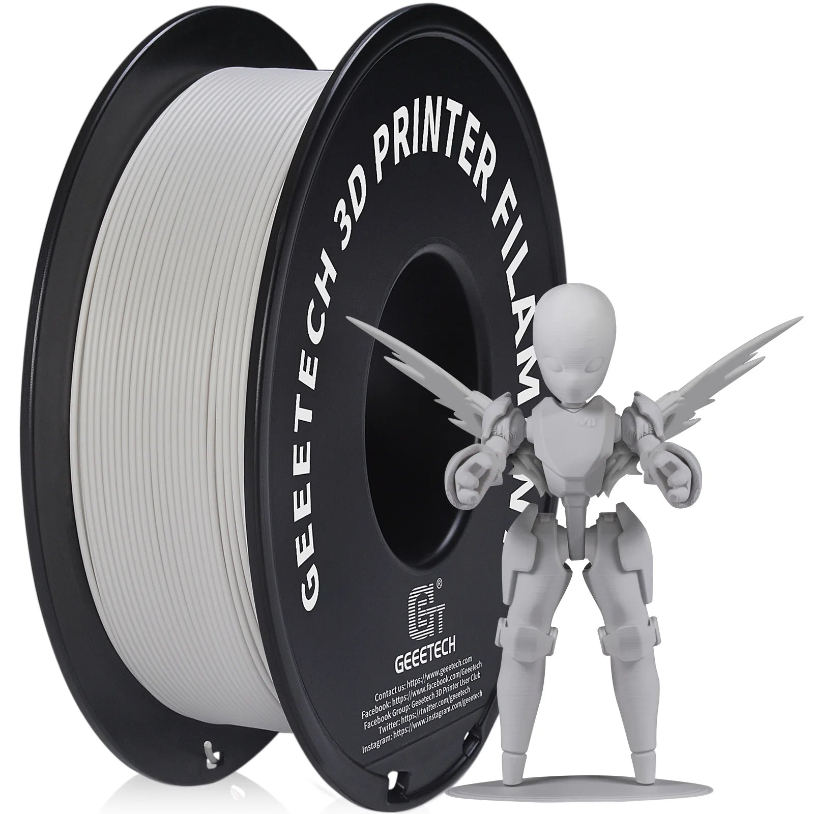 Glow Geeetech 1kg 1.75mm Matte PLA 3D Printer Filament Vacuum Packaging Overseas Warehouses A variety of Colors Fast Ship