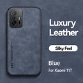 Glow For Xiomi 11T Pro case Leather Texture Car Magnetic Holder Phone Case For Xiaomi 11T Mi11T Mi 11 T Pro Xiaomi11T Soft Back Cover