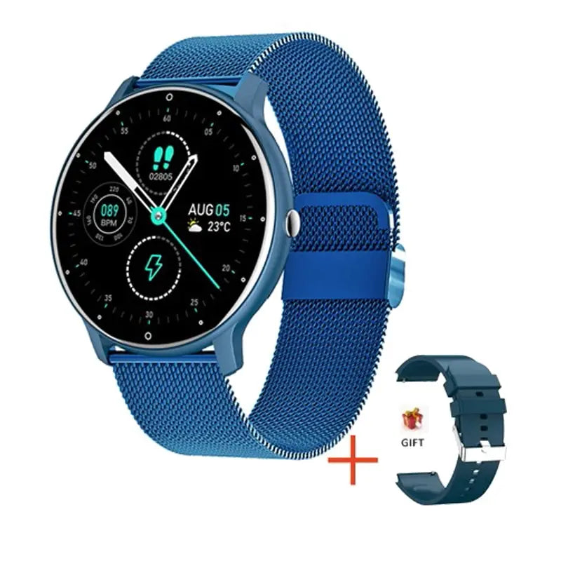 Glow LIGE Smart Watch Men Women Full Touch Screen Sport Fitness Watch Man IP67 Waterproof Bluetooth For Android IOS Smartwatch Men
