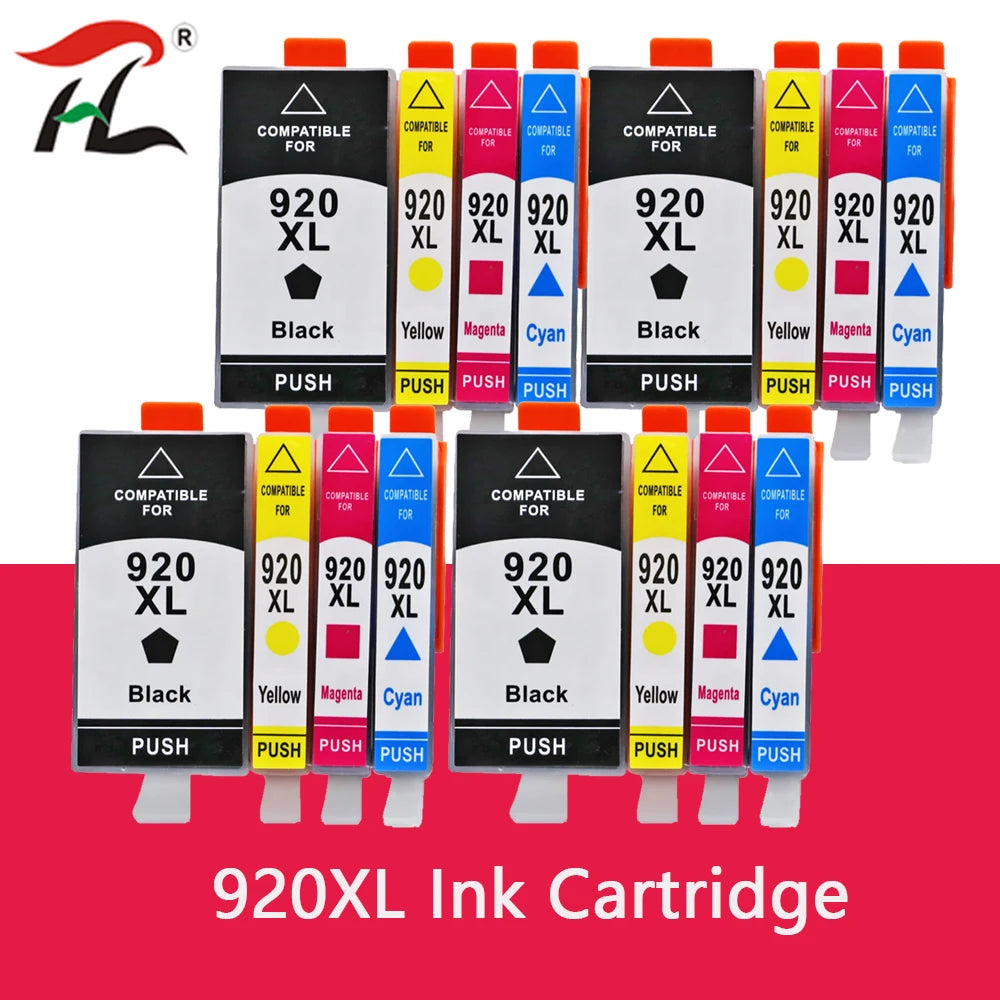 Glow 920XL Compatible ink cartridge for HP 920XL For hp 920 Cartridge For HP Officejet 6000 6500 6500A 7000 7500 7500A printer