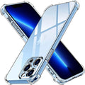 Glow 1.5MM Thick Air-Bag Clear Phone Case For iPhone 11 12 13 mini 14 15 16 Pro Max SE 2020 Plus Thick Shockproof Silicone Cover