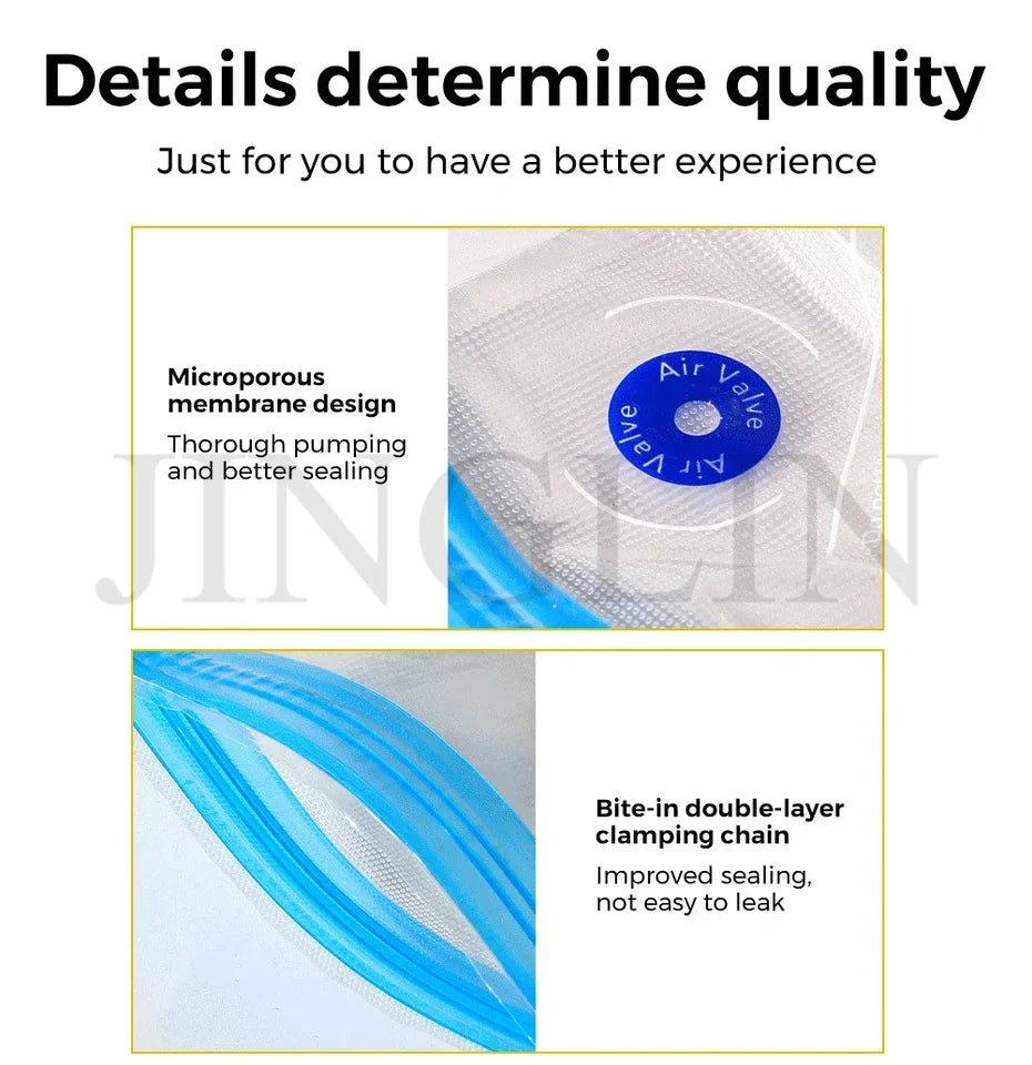 Glow 3D Printer PLA ABS TPU PETG 1kg Filament Vacuum Storage Bags Keep Material Dry Avoid Moisture Consumable Safekeep Filament Bag