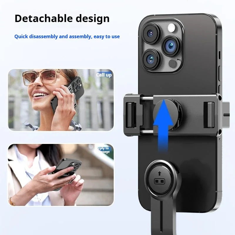 Glow Super Mini Selfie Stick Portable Phone Holder Shooting Aid Versatile Integrated Design Bluetooth Remote For Live Broadcas