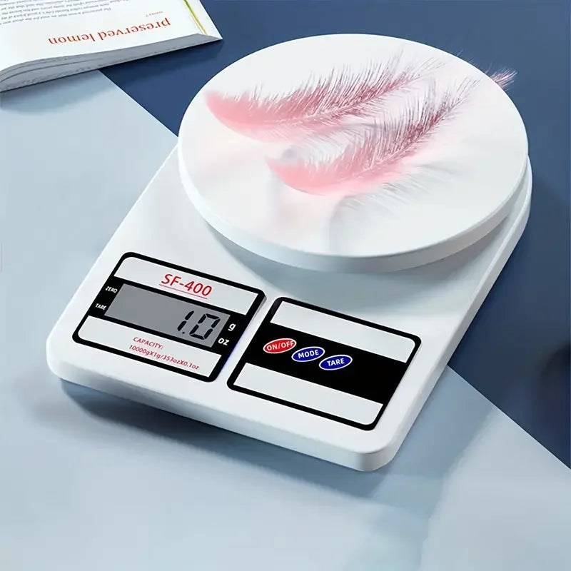 Glow Digital Kitchen Scale 10kg/1g Precise Food Balance Electronic Scale LCD Display Portable Digital Scales Kitchen Accessories