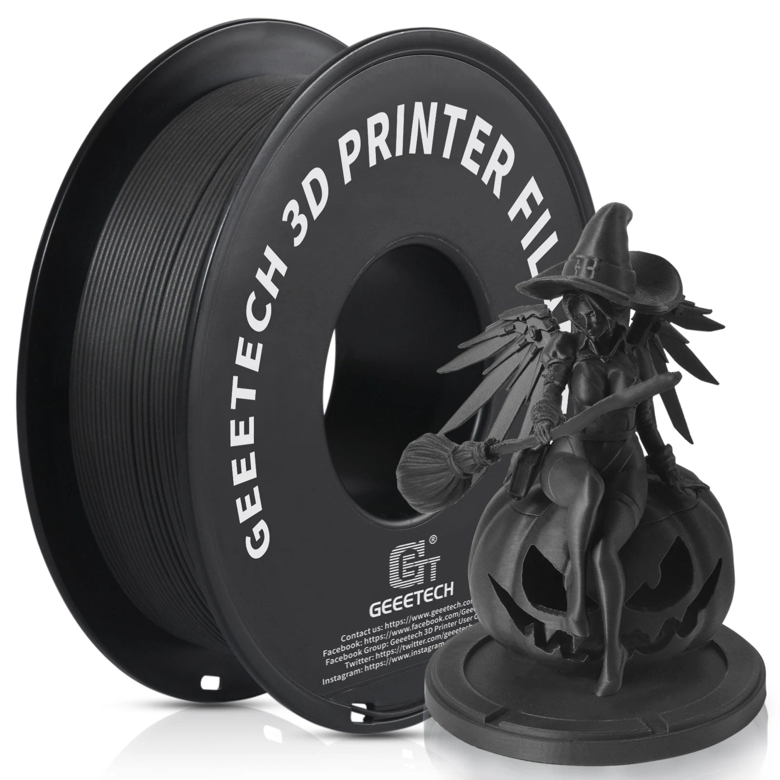 Glow Geeetech 1kg 1.75mm Matte PLA 3D Printer Filament Vacuum Packaging Overseas Warehouses A variety of Colors Fast Ship