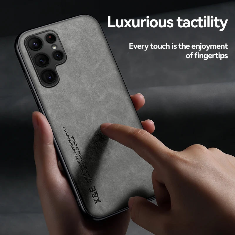 Glow Case For Samsung Galaxy S24 S23 S22 S21 S25 S26 Ultra 5G Case Silicone Cover For Samsung S23 FE S9 S10 S20 Plus S10E Phone Case