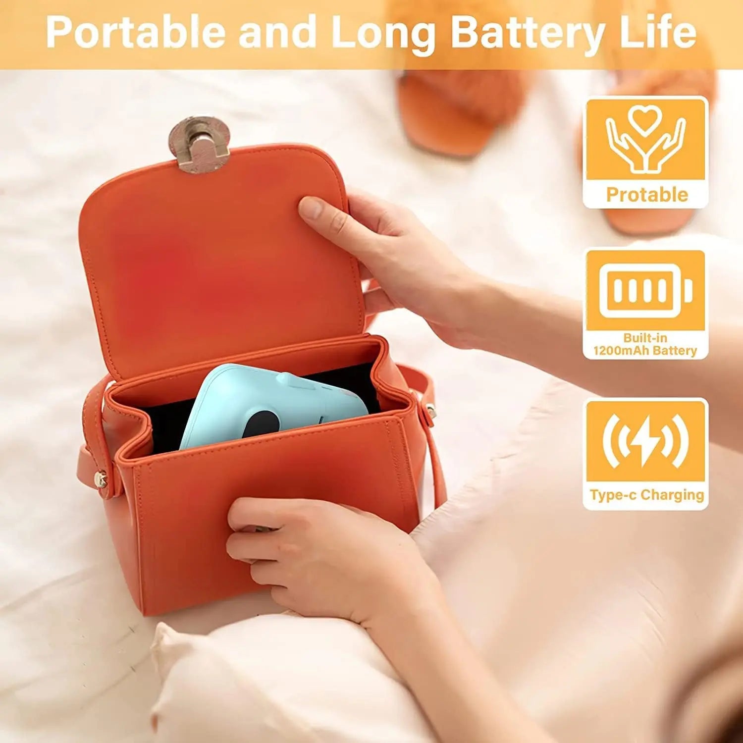 Glow Marklife P50 Portable Thermal Printer Suitable For Small Business Home Office Mini Wireless Label Sticker Machine For Smartphone