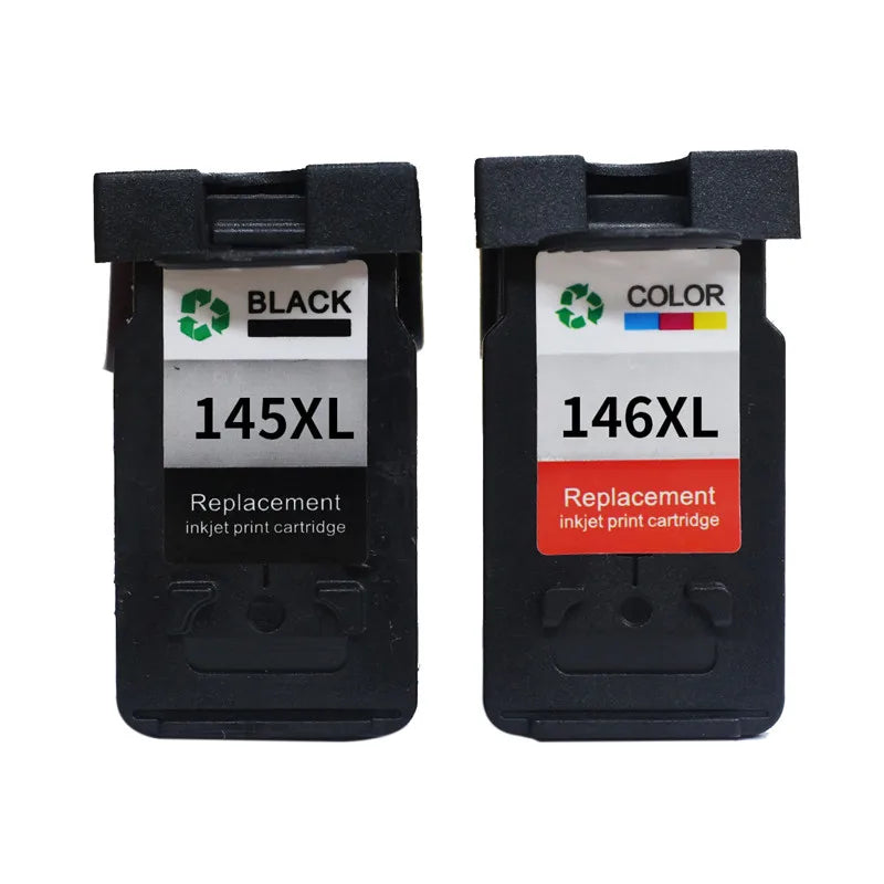 Glow Compatible 145XL 146XL Ink Cartridge Replacement for Canon PG145 CL146 PG-145 PG 145 146 For Pixma MG2410 MG2410 MG2510 Printer
