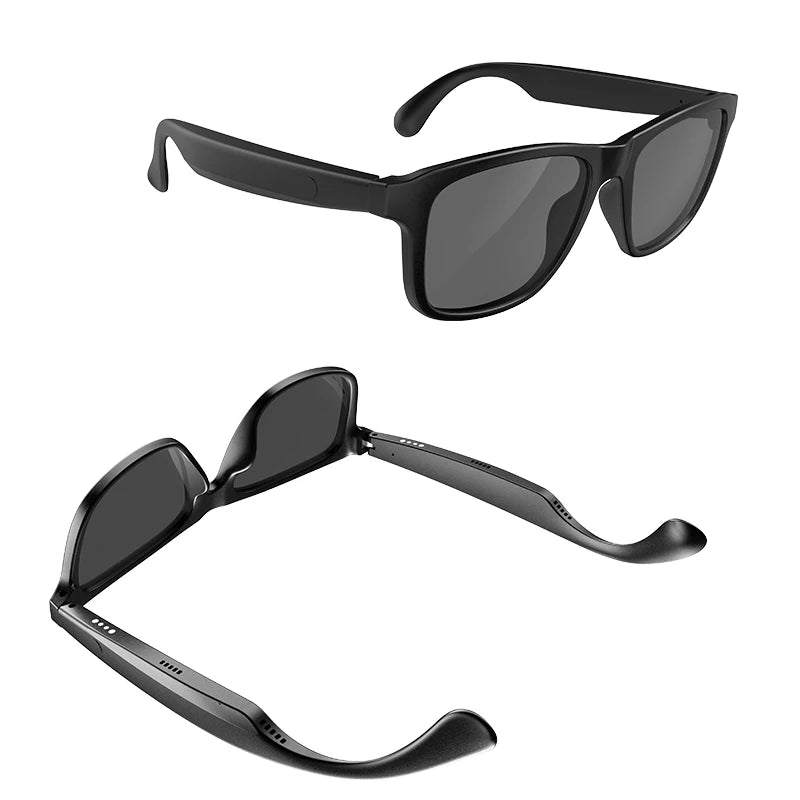 Glow Smart Glasses Bluetooth 5.3 Earphone Wireless Headset Sunglasses Headphone UV400 Touch Contrl Calling Music Anti-Blue Eyeglasses