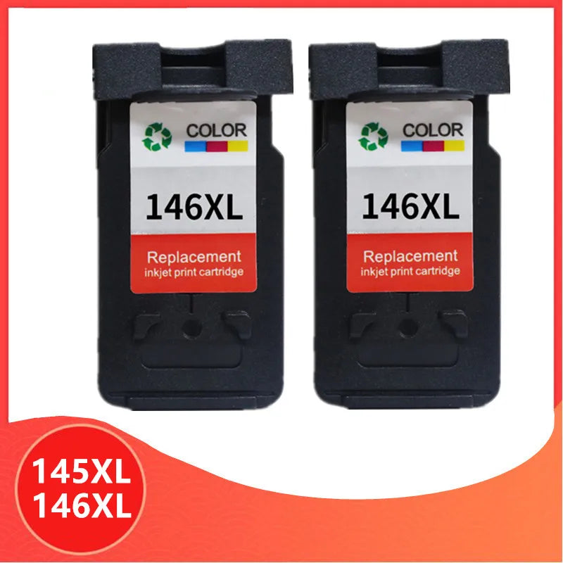 Glow Compatible 145XL 146XL Ink Cartridge Replacement for Canon PG145 CL146 PG-145 PG 145 146 For Pixma MG2410 MG2410 MG2510 Printer