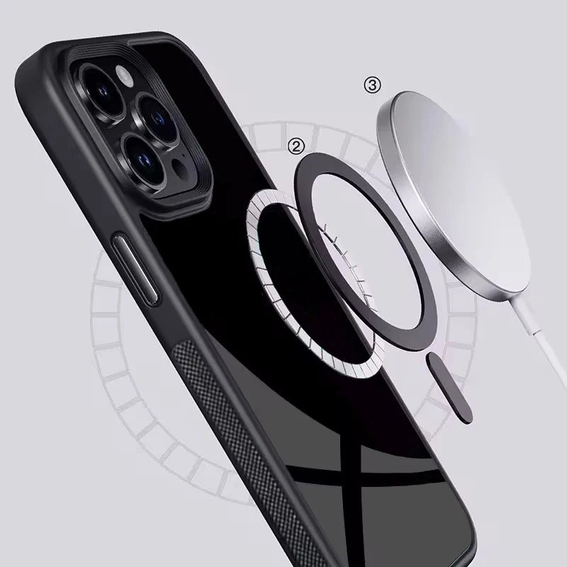 Glow Triathlon Tri Life Swim Bike Run Magnetic Soft Phone Case for iPhone 16 Promax 15 Pro 13 14 Plus 11 12 Mini MagSafe Coque