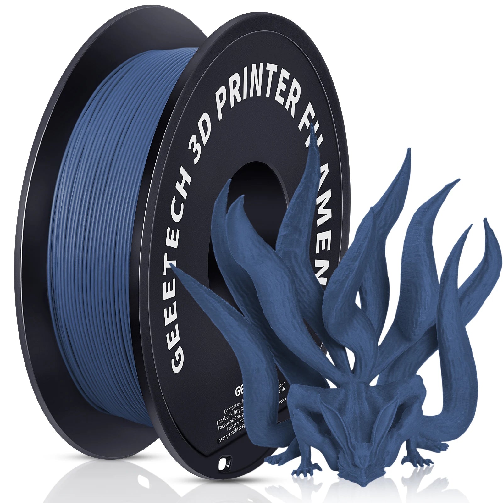 Glow Geeetech 1kg 1.75mm Matte PLA 3D Printer Filament Vacuum Packaging Overseas Warehouses A variety of Colors Fast Ship