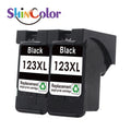 Glow ShinColor 123xl Premium Color Black Remanufactured Inkjet Cartouche Ink Cartridge For Hp123 Hp123xl Hp Deskjet 2130 Printer