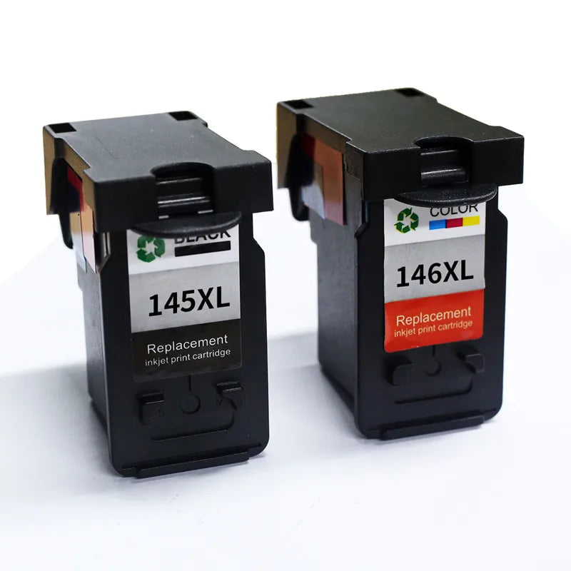 Glow Compatible 145XL 146XL Ink Cartridge Replacement for Canon PG145 CL146 PG-145 PG 145 146 For Pixma MG2410 MG2410 MG2510 Printer