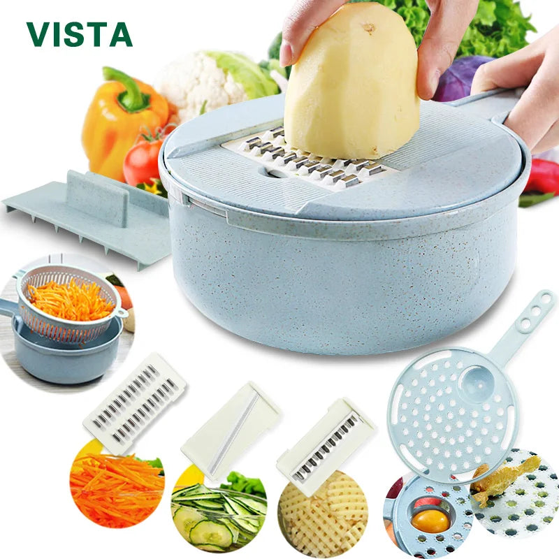 Glow Vegetable Chopper Multifunctional Grater Cutter Kitchen Accessories Manual Fruit Slicer Potatos Shredders Cheese Onions Slicers