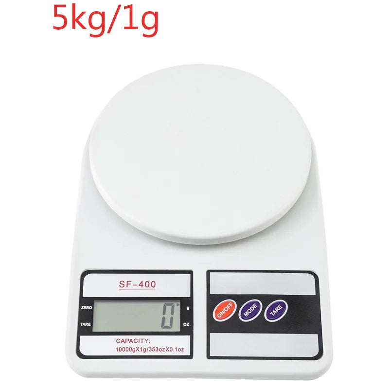 Glow Digital Kitchen Scale 10kg/1g Precise Food Balance Electronic Scale LCD Display Portable Digital Scales Kitchen Accessories