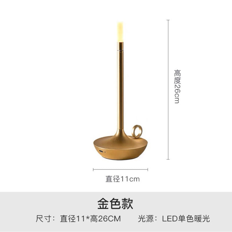 Glow Modern Minimalist LED Vintage Candle Table Lamp